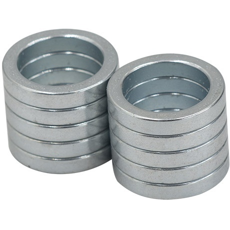 Zn Plated Circular Ring Magnets - 15mm x 2.5mm