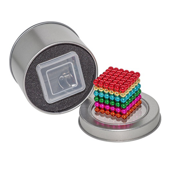 Toy: 5mm magnetic balls 216 pcs N35 Grade Colorful MOQ 100 sets